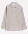 Lemaire White & Taupe Striped Pyjama Shirt