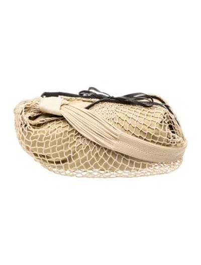 Pre-owned Lemaire Mesh Croissant Medium In Neutrals