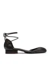 Lemaire Brown Micro Ballerina Heeled Sandals In Black