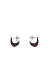 Lemaire Micro Drop Earrings In Black