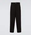 Lemaire Mid-rise Barrel-leg Jeans In Black