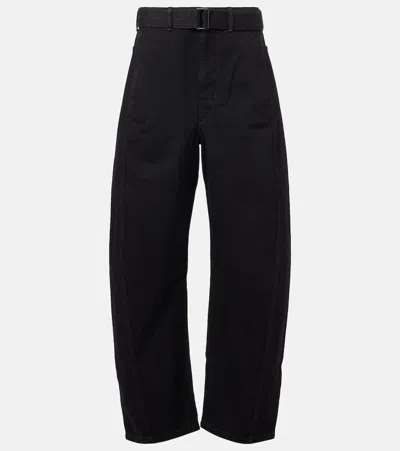 Lemaire Black Drill Twisted Jeans