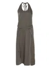 Lemaire Halter Neck Midi Apron Dress With Open Back