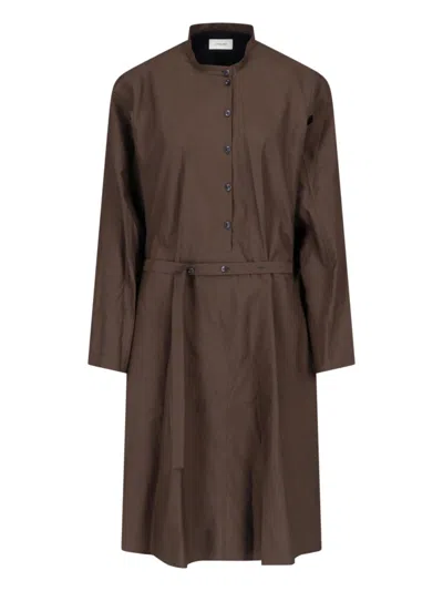Lemaire Midi Dress In Brown