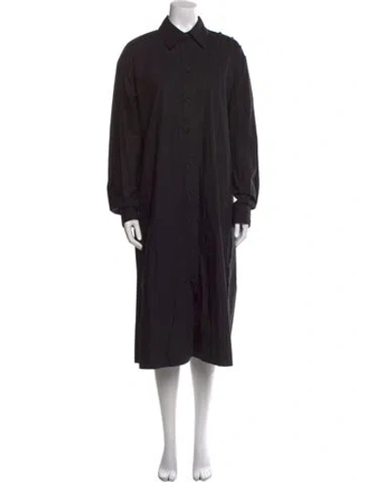 Pre-owned Lemaire Midi Length Dress In Black