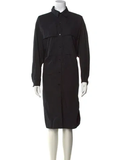 Pre-owned Lemaire Midi Length Dress In Black