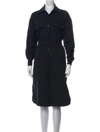 Pre-owned Lemaire Midi Length Dress In Black