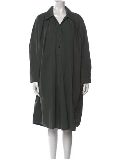 Pre-owned Lemaire Midi Length Dress In Green