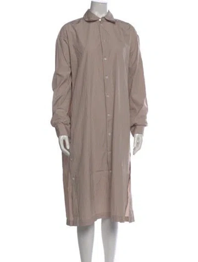 Pre-owned Lemaire Midi Length Dress In Neutral