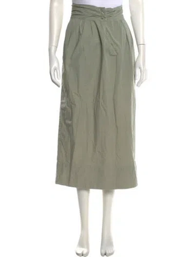 Pre-owned Lemaire Midi Length Skirt In Green