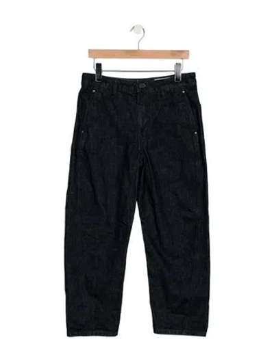 Pre-owned Lemaire Mid-rise Straight Leg Jeans In Blue