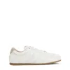 Lemaire Milk White Calf Leather Soft Runner Sneakers In White
