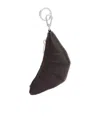 Lemaire Mini Croissant Key Chain In Black