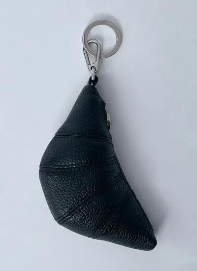 Lemaire Mini Croissant Keyring In Black