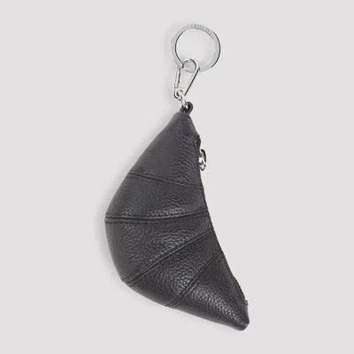 Lemaire Mini Croissant Keyring In Black