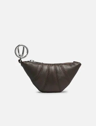 Lemaire Mini Croissant Keyring In Brown/褐色/브라운/ブラウン