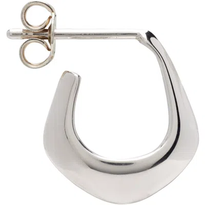 Lemaire Mini Drop Single Earring In Bk927 Silver