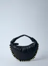 Lemaire Mini Fortune Bag With Beads In Brown