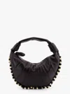 Lemaire Brown Beaded Mini Fortune Croissant Bag In Brown