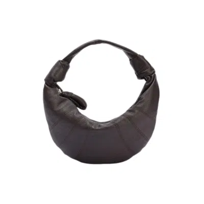Lemaire Mini Fortune Croissant Bag In Brown