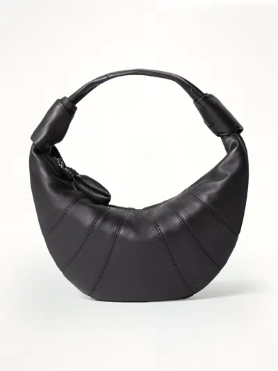 Lemaire Mini Fortune Croissant Bag In Brown