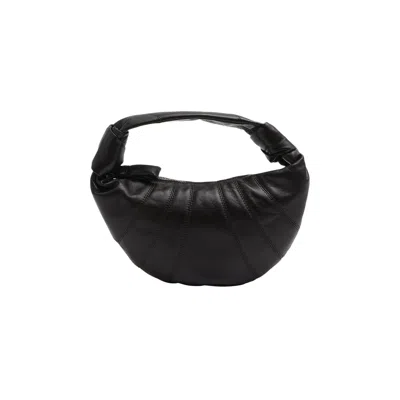 Pre-owned Lemaire Mini Fortune Croissant Bag 'dark Chocolate' | Black | Women's Size Onesize