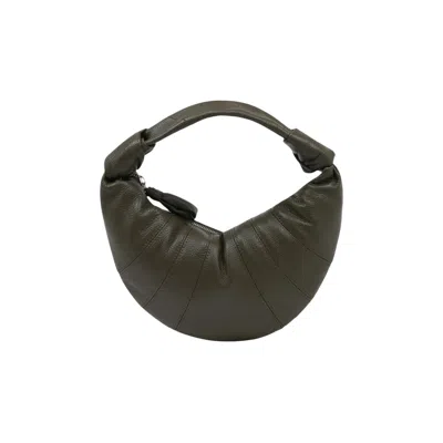 Pre-owned Lemaire Mini Fortune Croissant Bag 'dark Olive' | Green | Men's Size Onesize