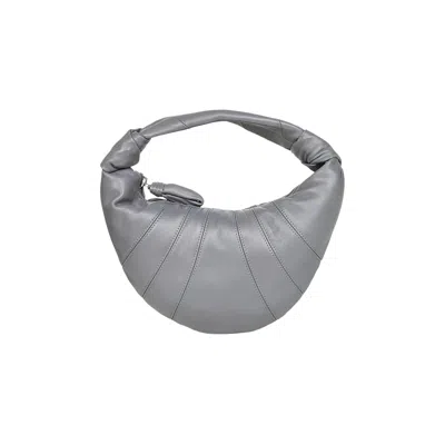 Pre-owned Lemaire Mini Fortune Croissant Bag 'smoked Pearl' | Grey | Men's Size Onesize In Gray