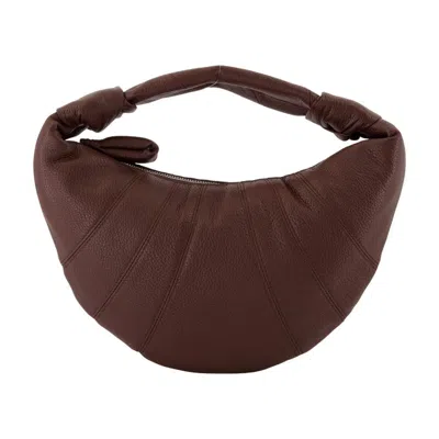 Lemaire Mini Fortune Croissant Purse - Leather - Brown In Black