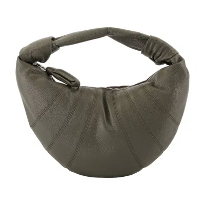 Lemaire Mini Fortune Croissant Purse In Green
