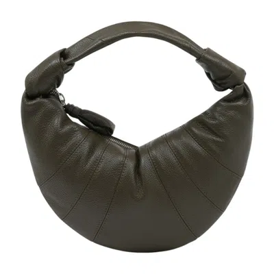 Lemaire Mini Fortune Croissant Purse In Green