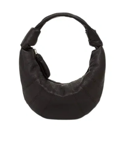 Lemaire Mini Fortune Croissant Tote Bag In Brown