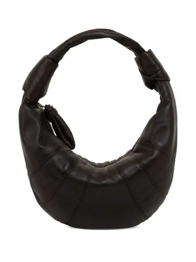Lemaire Fortune Croissant Soft Nappa Bag In Brown