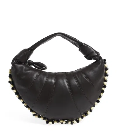 LEMAIRE MINI LAMBSKIN FORTUNE CROISSANT SHOULDER BAG