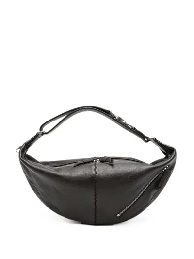 Lemaire Mini Quiver Clip Bag Woman Dark Chocolate In Brown