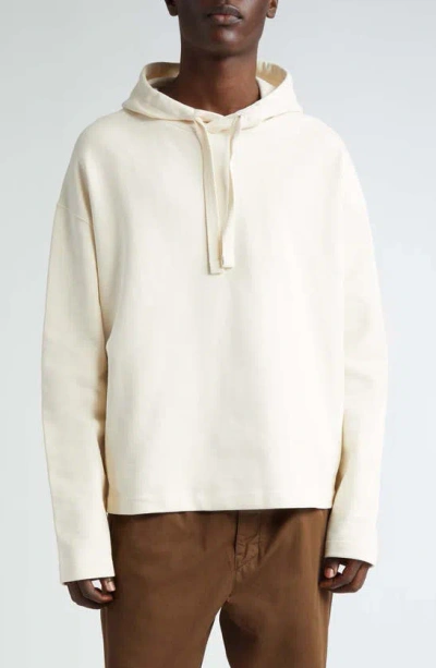 LEMAIRE MINIMAL COTTON & LINEN HOODIE