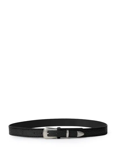 Lemaire Minimal Western Belt Black