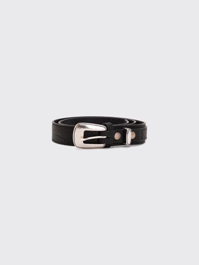Lemaire Minimal Western Belt In Black