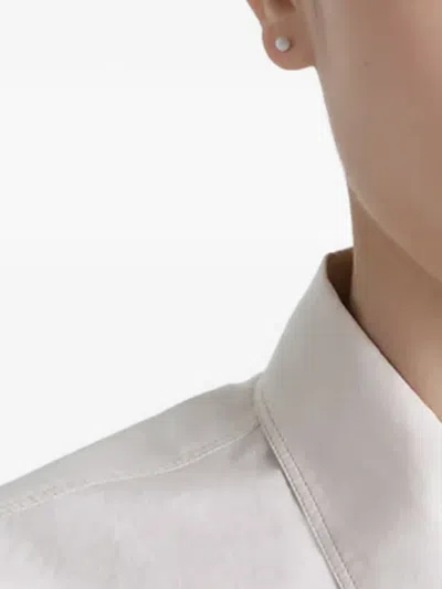 Lemaire Mismatched Drop Earrings In Gold