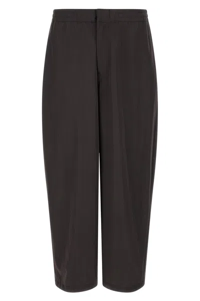 Lemaire Mocha Wide-leg Trousers In Brown
