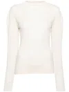Lemaire Mock-neck Lightweight Jumper In Neutrals