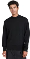 LEMAIRE MOCK NECK SWEATER ANTHRACITE