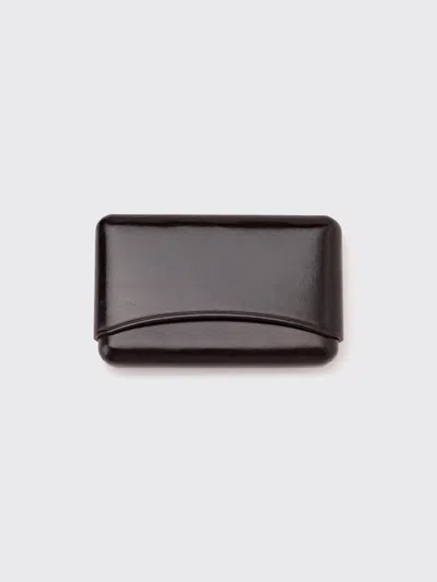 Lemaire Molded Card Holder In Ristretto