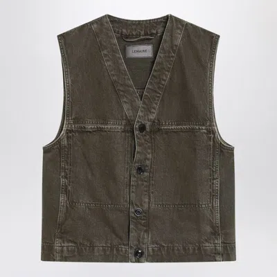 LEMAIRE LEMAIRE MOSS DENIM VEST