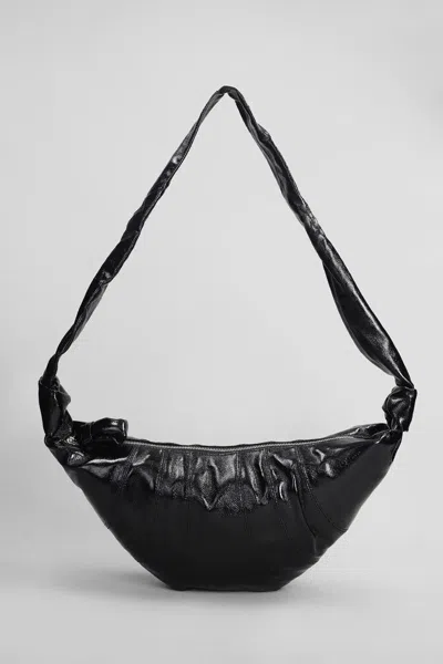 Lemaire Mrdium Croissant Shoulder Bag In Black