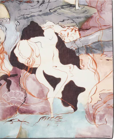 Lemaire Multicolor Aquarel Pareo Scarf