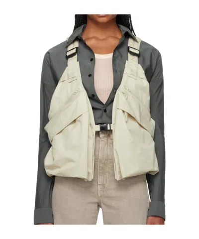 Lemaire Multipocket Vest In White