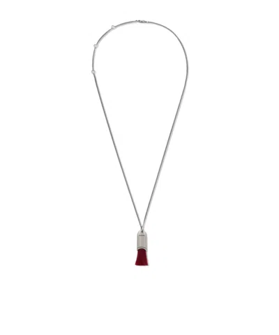 Lemaire Nano Personal Brush Adjustable Necklace In Black