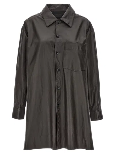 LEMAIRE NAPPA LEATHER OVERSHIRT