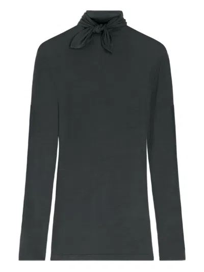 Lemaire Turtle-neck Sweater In Gray
